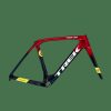 Gravel Trek | Domane Rsl Frameset Gen 4 Metallic Red Smoke To Blue Smoke Fade