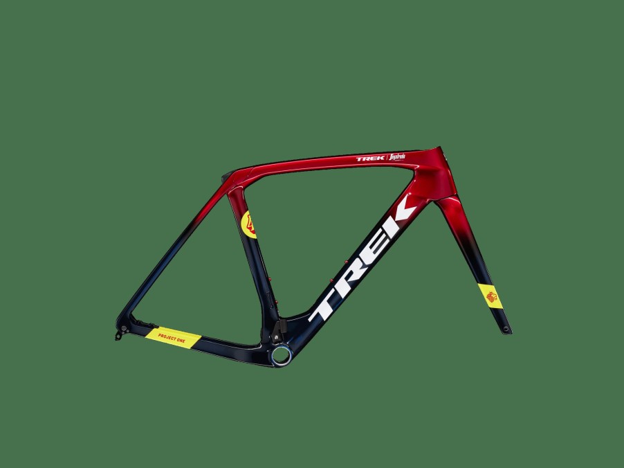 Gravel Trek | Domane Rsl Frameset Gen 4 Metallic Red Smoke To Blue Smoke Fade