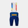 Kleding Trek Teamkleding | Santini Lidl-Trek Replica Fietsbroek Met Bretels Dark Blue/Yellow