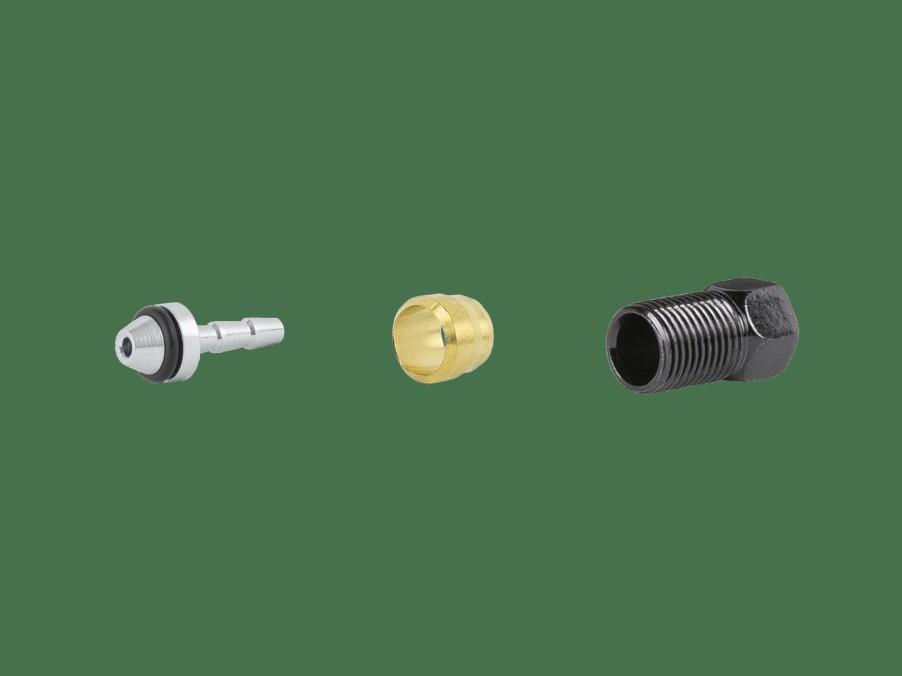 Uitrusting Trek Remmen & remgrepen | Promax D-Plug Type Brake Hose Fitting Kit Silver/Gold