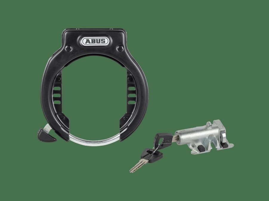 Uitrusting Trek Fietssloten | Abus Ring Lock 4650Xl Nr & Rib Battery Lock Bes3 Dt3 T82 Black