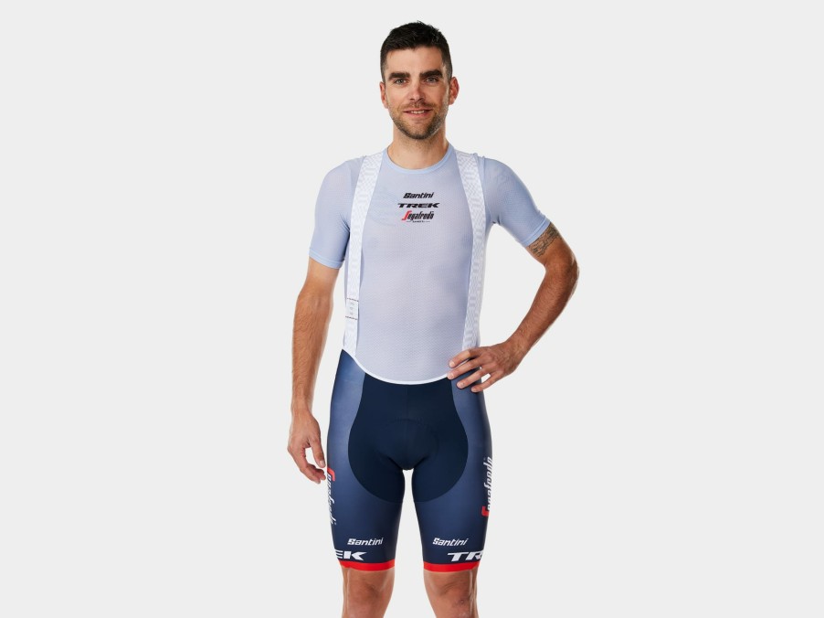 Kleding Trek Teamkleding | Santini Trek-Segafredo Rsl Team Herenfietsbroek Met Bretels Dark Blue