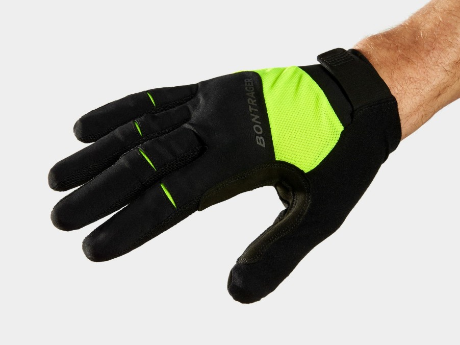 Kleding Trek Accessoires | Bontrager Circuit Full Finger Twin Gel Fietshandschoen Black