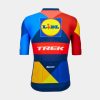 Kleding Trek Teamkleding | Santini Lidl-Trek Replica Raceshirt Dark Blue/Yellow