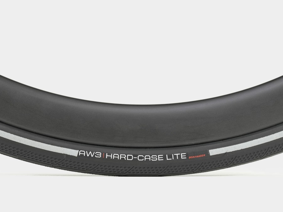 Uitrusting Trek Banden | Bontrager Aw3 Hard-Case Lite Reflecterende Fietsband Black/Reflective