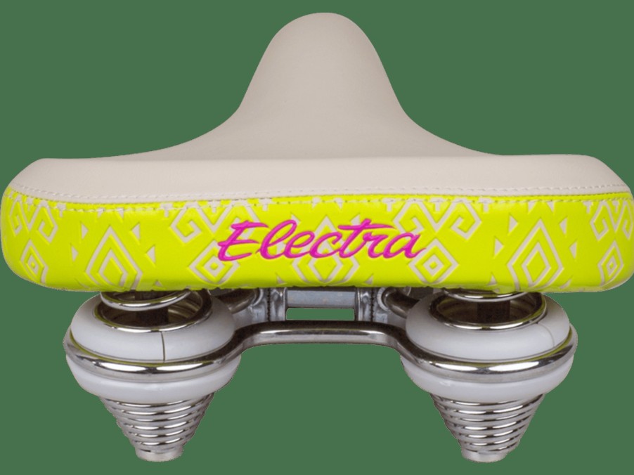 Uitrusting Trek Zadels | Electra Water Lily Cruiser Fietszadel Cream/Visibility Yellow