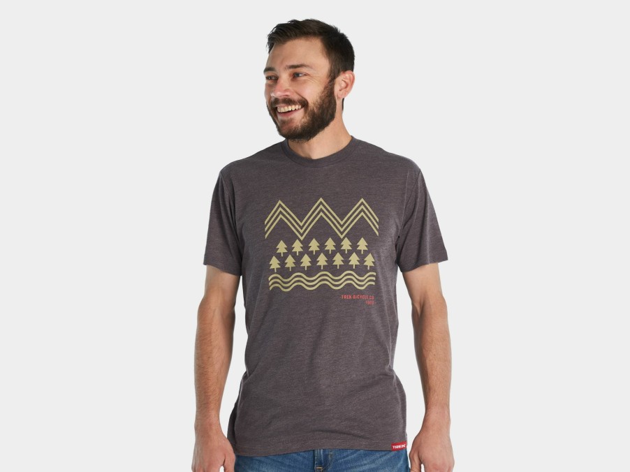 Kleding Trek T-shirts | Trek Radventure Unisex T-Shirt Brown