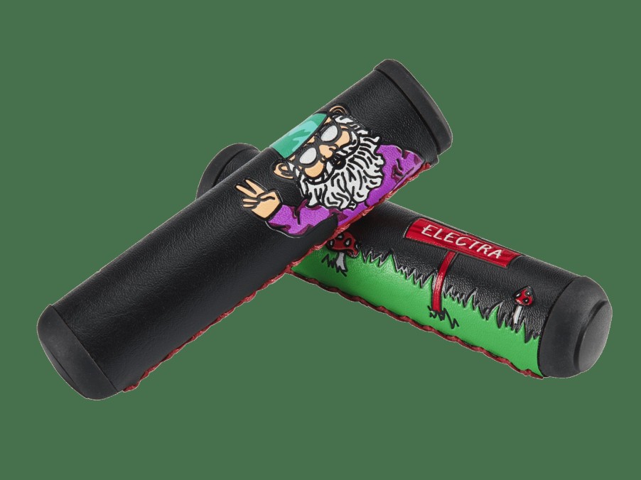 Uitrusting Trek Handvatten & stuurlint | Electra Gnome Rubberen Handvatten Black