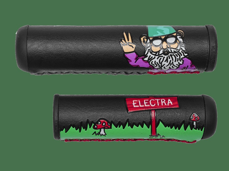 Uitrusting Trek Handvatten & stuurlint | Electra Gnome Rubberen Handvatten Black