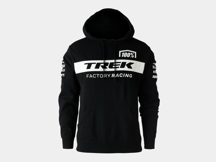 Kleding Trek Vrijetijdskleding | 100% Trek Factory Racing Hoodie Black