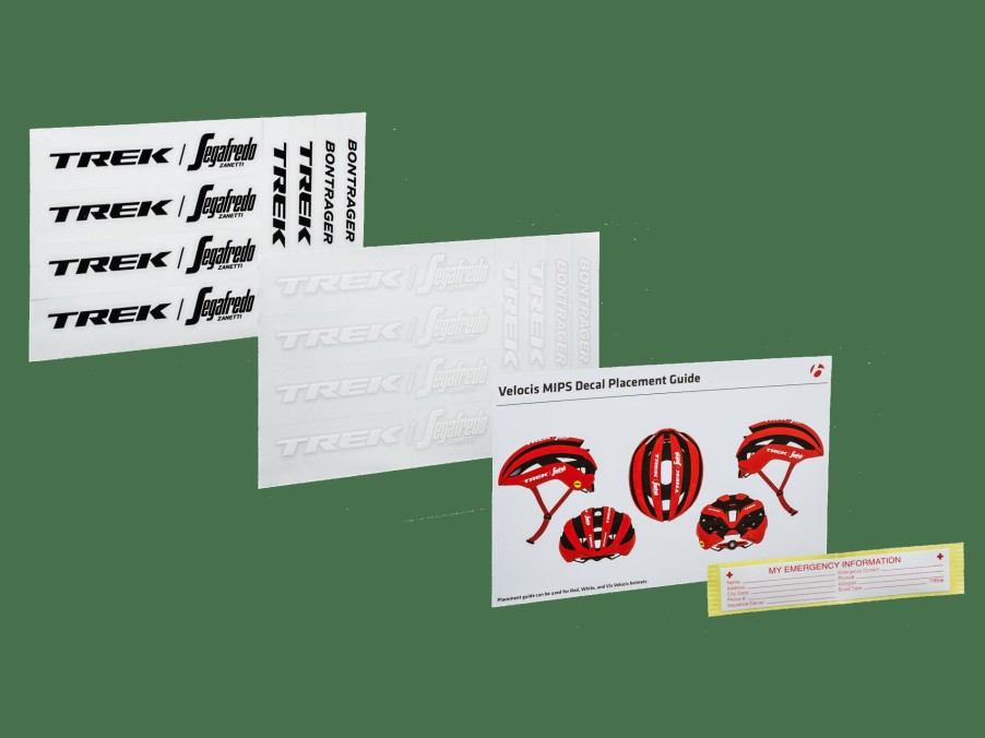 Kleding Trek Helmaccessoires | Bontrager Velocis Mips Trek-Segafredo Stickers