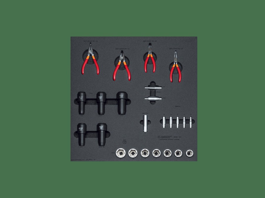 Uitrusting Trek Gereedschap & onderhoud | Unior Suspension Bench Drawer - 3 Tool Tray Set Black