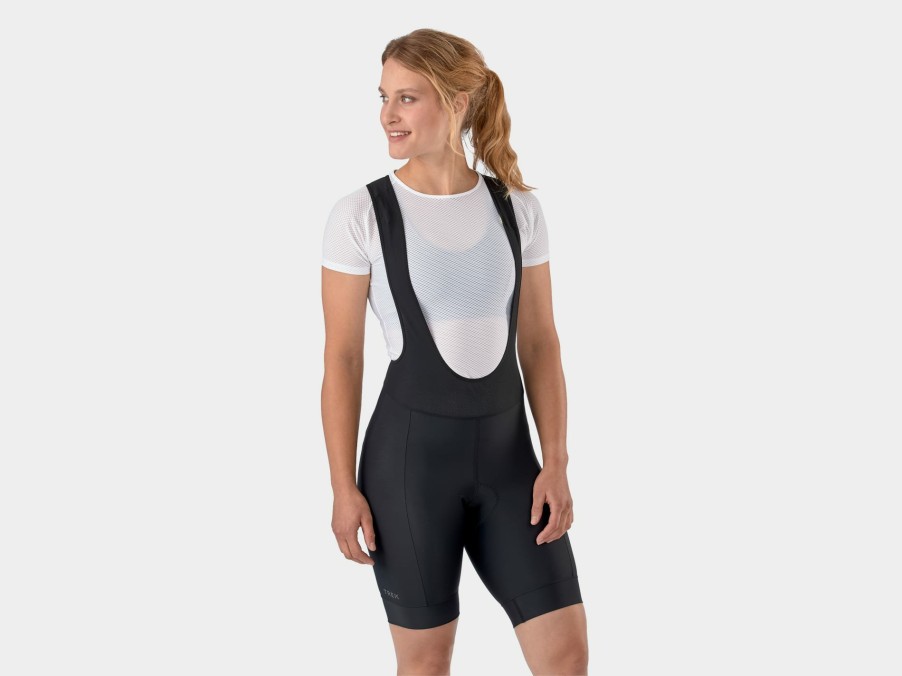 Kleding Trek Broeken & broeken met bretels | Trek Solstice Dames-Bibshort Black