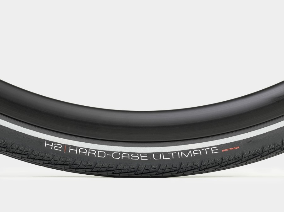 Uitrusting Trek Banden | Bontrager H2 Hard-Case Ultimate Reflecterende Hybride Fietsband Black/Reflective