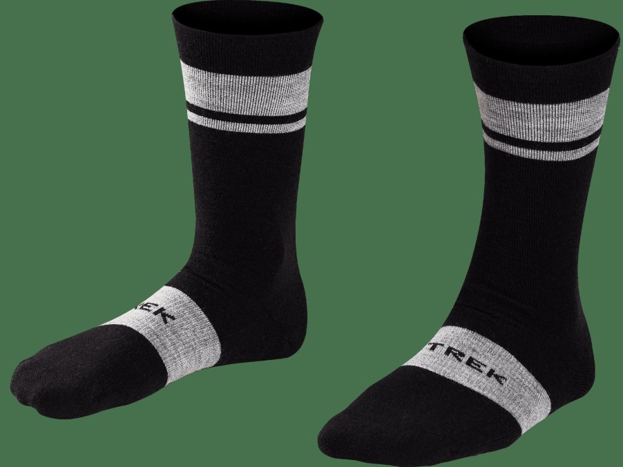 Kleding Trek Accessoires | Trek Race Crew Cushioned Merino Wool Cycling Sock