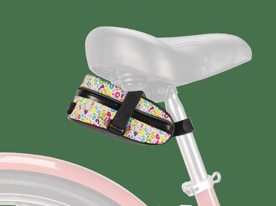 Uitrusting Trek Tassen en manden | Electra Leopard Saddle Bag White/Light Purple