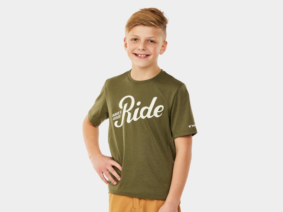 Kleding Trek Kinderfietskleding | Trek Evoke Youth Mountainbike Tech Tee