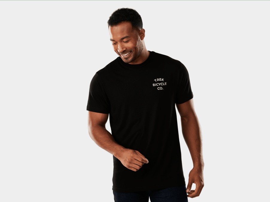 Kleding Trek T-shirts | Trek Bicycle Co Pedal 365 Unisex T-Shirt Black