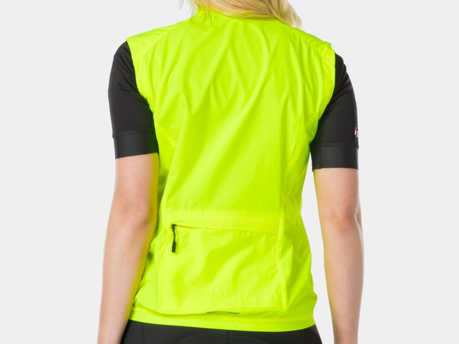 Kleding Trek Fietsjacks & fietsvesten | Bontrager Circuit Windshell Dames Fietsvest Radioactive Pink