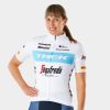 Kleding Trek Teamkleding | Santini Trek-Segafredo Team Replica Damesfietsshirt White/Light Blue