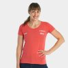 Kleding Trek T-shirts | Santini Trek-Segafredo Team Dames T-Shirt Radioactive Coral