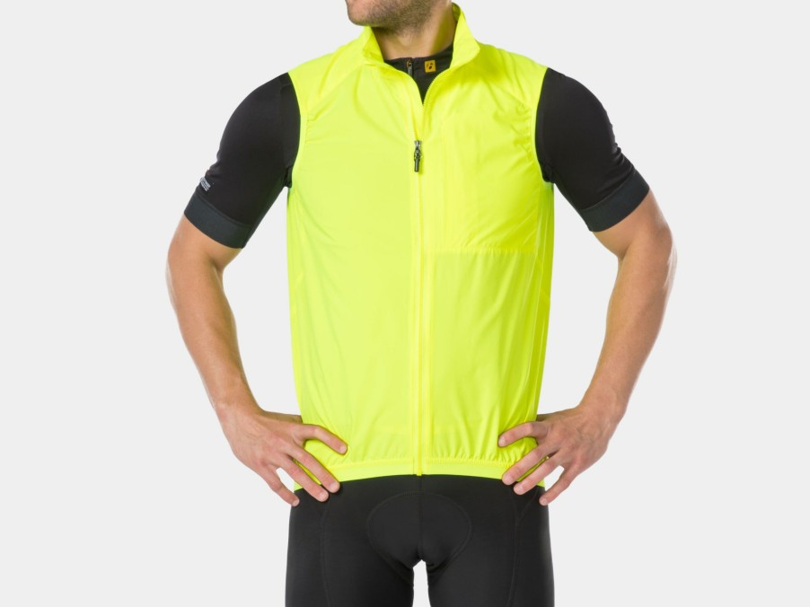 Kleding Trek Fietsjacks & fietsvesten | Bontrager Circuit Windjack Visibility Yellow