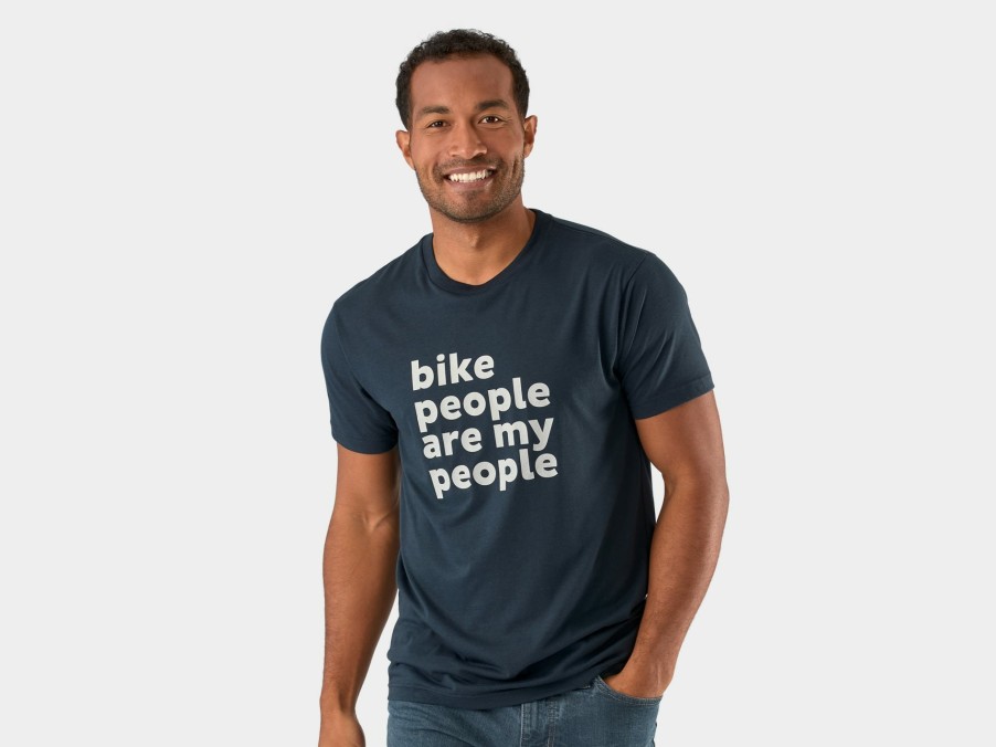 Kleding Trek T-shirts | Trek Bike People T-Shirt Navy