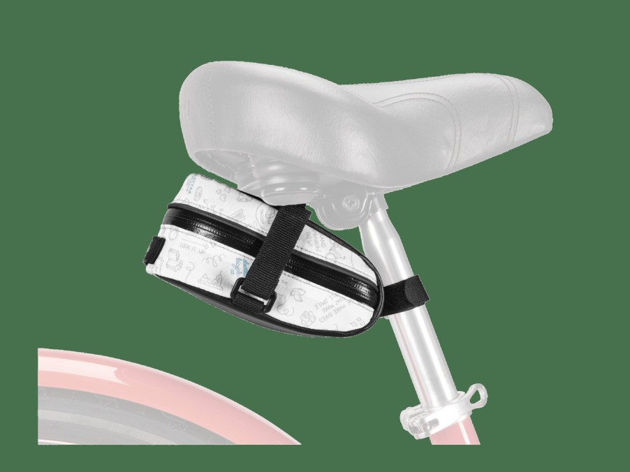 Uitrusting Trek Tassen en manden | Electra Doodle Saddle Bag White/Light Grey