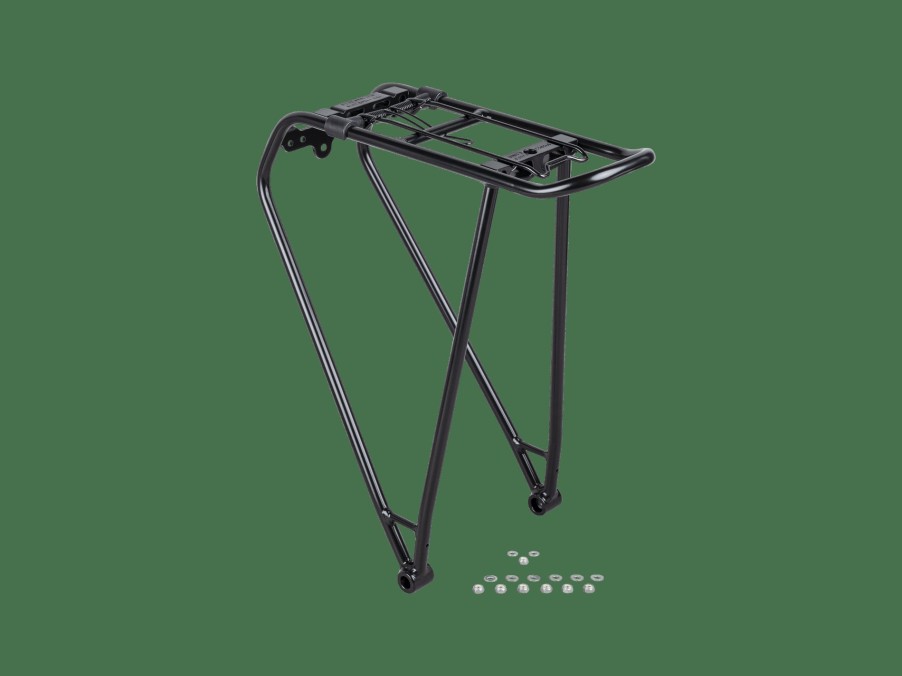 Uitrusting Trek Bagagedragers | Racktime Polo Snapit Rear Rack With Spring Clip Black