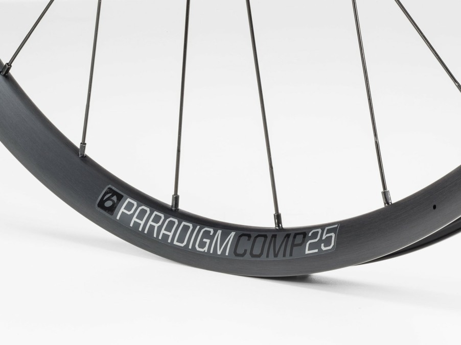 Uitrusting Trek Wielen | Bontrager Paradigm Comp 25 Tlr Disc Road Wheel Black