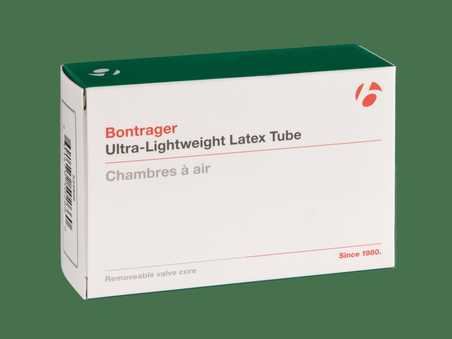 Uitrusting Trek Tubes and tubeless accessories | Bontrager Ultra-Lightweight Latex Binnenbanden Met Presta-Ventiel Black