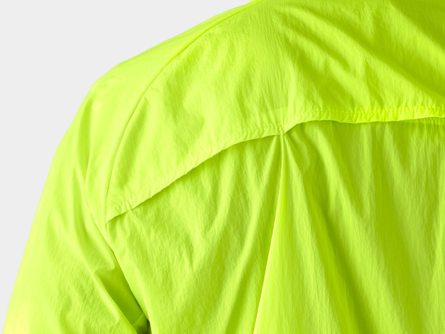 Kleding Trek Fietsjacks & fietsvesten | Bontrager Circuit Windjack Radioactive Yellow