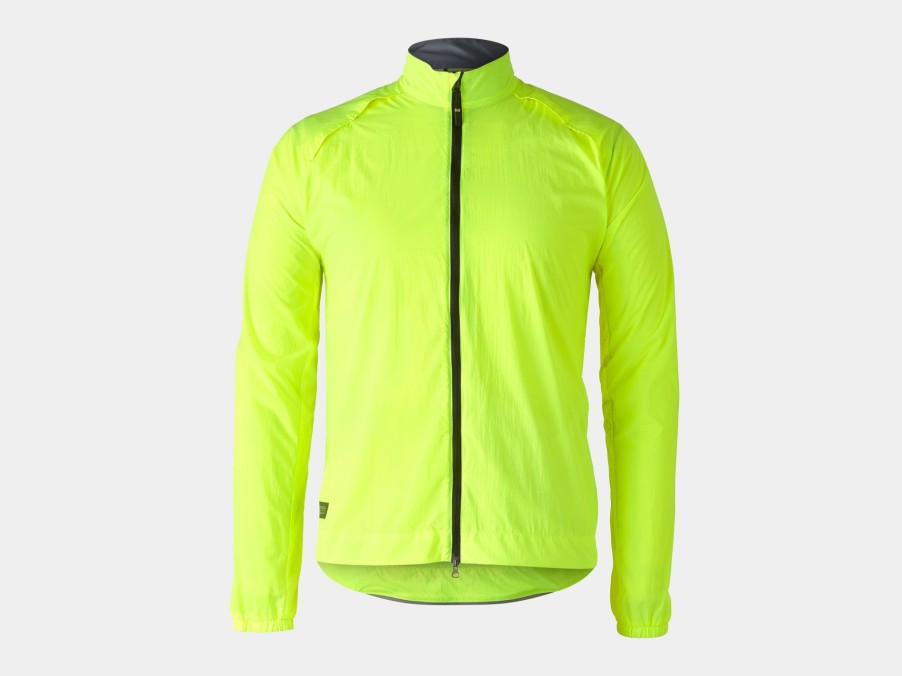 Kleding Trek Fietsjacks & fietsvesten | Bontrager Circuit Windjack Radioactive Yellow