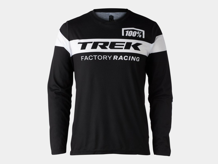 Kleding Trek Teamkleding | 100% Trek Factory Racing Airmatic Lange Mouwen Black