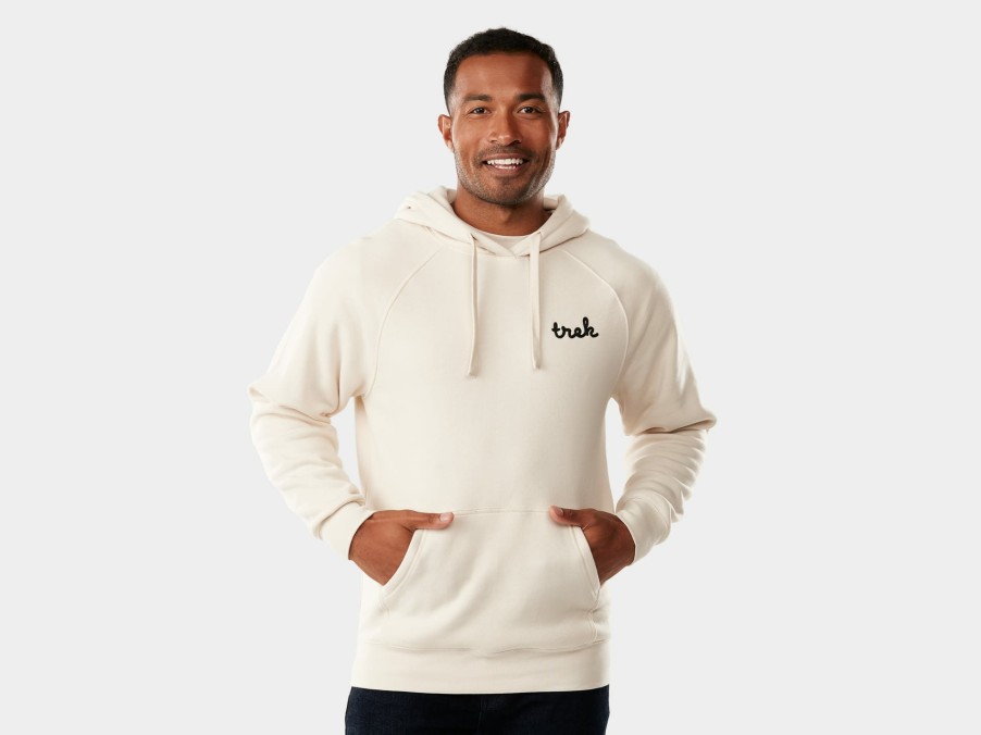 Kleding Trek Vrijetijdskleding | Trek Chain Stitch Unisex Hoodie Cream