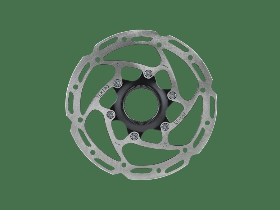 Uitrusting Trek Remmen & remgrepen | Tektro Centerlock Disc Brake Rotor Black/Silver